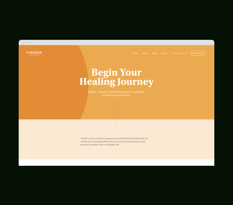 emotion website design
